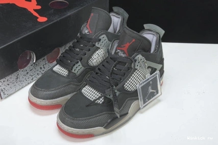 'BRED'  4 BLACK X 2020 JORDAN OF RED AIR 0918